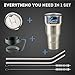 Mugister Travel Mug 30oz Stainless Steel Tumbler - Double Wall Vacuum Insulated, BPA Free Tumbler With Splash Proof Lid For Cold & Hot Drinks Including a Bonus Grip Handle