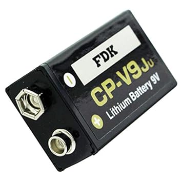 FDK CR9V Lihtium batería 3CR1/2 6L, 9V Bloque para detectores de ...
