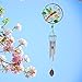 CREATIVE DESIGN 32''H Hummingbird Wind Chimes, Portable Metal Garden Wind Chimes for Home Garden Decoration