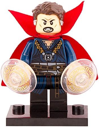 Doctor Strange Super Heroes Minifigure Building Block Toy - Compatible Mini Action Figure - Interchangeable Building Kit by Hatber Toys