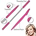 Facial Hair Removal Threading Tool Set by ElieseBeauty, Removes Hair From Upper Lip, Chin, Side Burn, Cheek No Shaving, Lasers, Waxing. Includes Epilator Wand, Tweezers, Eyebrow Shaping Razor.