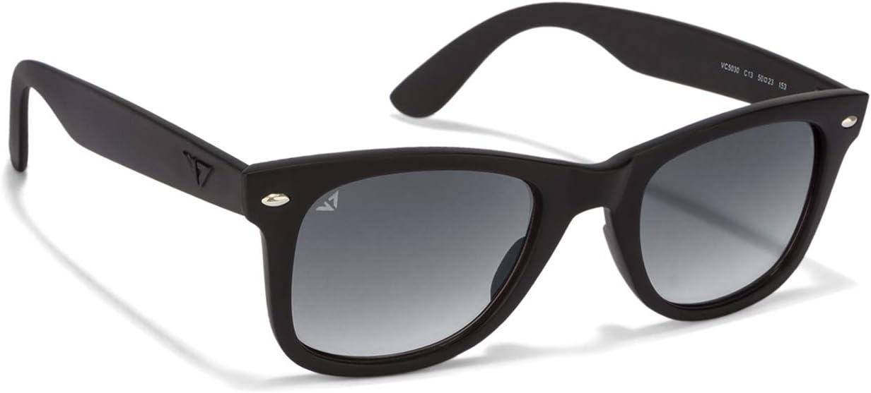 Vincent Chase Full Rim Wayfarer Shape Small Sunsetters VC 5030-C13 Men's and Women's Sunglasses (50, Grey Gradient)