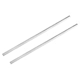 MECCANIXITY 2 Pcs Square Aluminum Flat