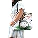 Newplenty Ladies Zippered Light Shoulder Shopping Tote Bag Handbag Beach Satchel (Cute Totoro)