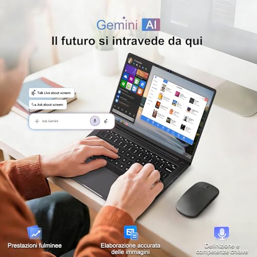 Win11 14 Inch Laptop Notebook Celeron N5095 Upto 2.9 GHz Laptop 8GB RAM 256GB SSD TF 1TB LPDDR4 5G WiFi 1920*1080 FHD USB 3.0 Laptop QWERTY Italian Film Keyboard – Black Metal Body