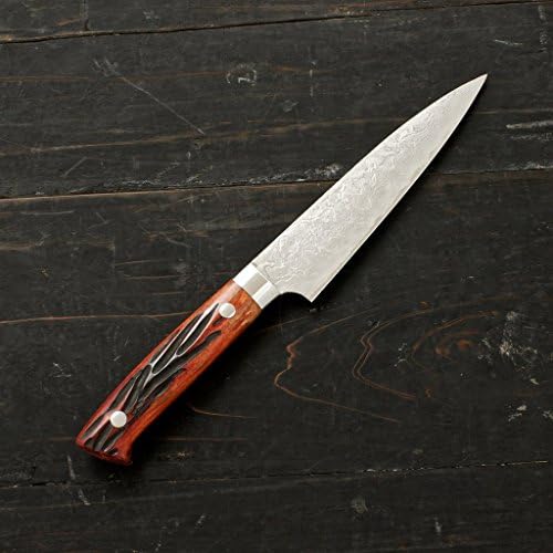 SAJI TAKESHI R2 DIAMOND DAMASCUS PETTY 150MM (5.9")