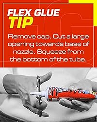 Flex Seal GFSCLRR04 Flex Glue Clear Rubberized