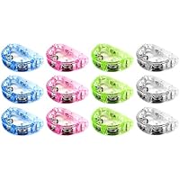 Set of 12 Flashing Light Tambourine Children
