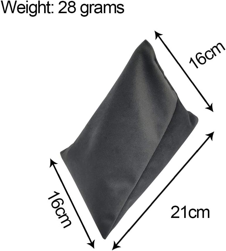 Lanfly Phone Stand for Most Mobile Phone Adjustable Soft Bean Bag Cushion Phone Holder Tablet Stand Phone E-Reader Holder for Bed Bubble Beads Fabrics Hands Free Cell Phone Stand for Desk (21x16 cm) - Image 3