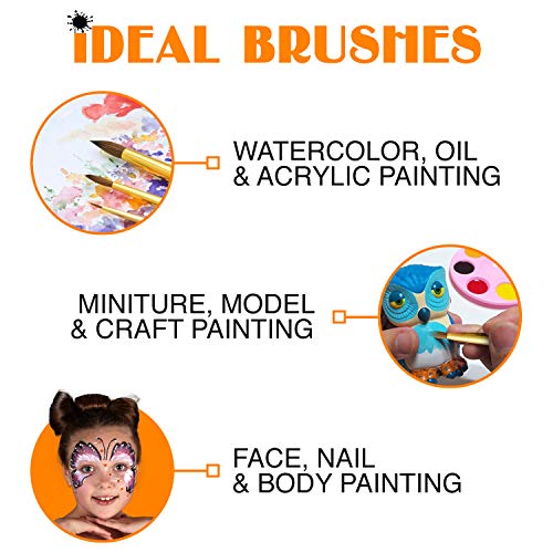 4 BENICCI+Paint+Brush+Set+Organizing