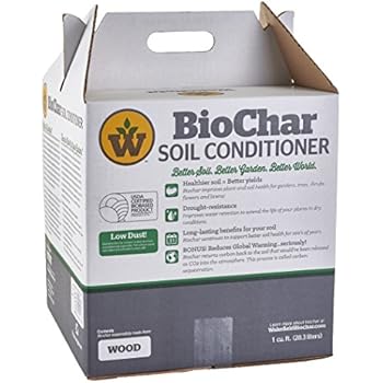 Wakefield Biochar Soil Conditioner - Premium - 1 Cu/Ft Box (7.5 Gallons) - 100% Biochar - USDA Certified