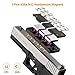 Gun Magnet Mount For Car And Home -Rubber Coated 43 LBS Rated Gun Magnet Mount- Bending Design -Adhesive Magnets - Concealed for Handgun Rifle Pistol Revolver Magazine in Vehicle,Wall,Bed,Bedside,Desk