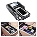 iPerfect Car Armrest Secondary Console Storage Box Glove Pallet Container For 2012-2015 Toyota Camry (XV50)