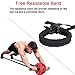 LAFENI Ab Roller, Home Abdominal Exercise Equipment Core Workout Machine Wider Ab Roller Wheel with Resistant Band