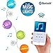 Bright Tunes Indoor/Outdoor LED Decorative Nylon Lanterns String Lights with Bluetooth Speakers