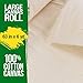 U.S. Art Supply 7-Ounce Unprimed Canvas Roll, 63