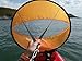 BaiFM Downwind Paddle Kayak Wind Sail Kit 46 inches Kayak Canoe Accessories, Compact, Portable, Easy Setup & Deploys Quickly Orange