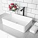 Rectangular Bathroom Vessel Sink - GhomeG 21