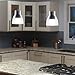 It's Exciting Lighting Glass Light-Silver Chrome Pendant, Original Nickel
