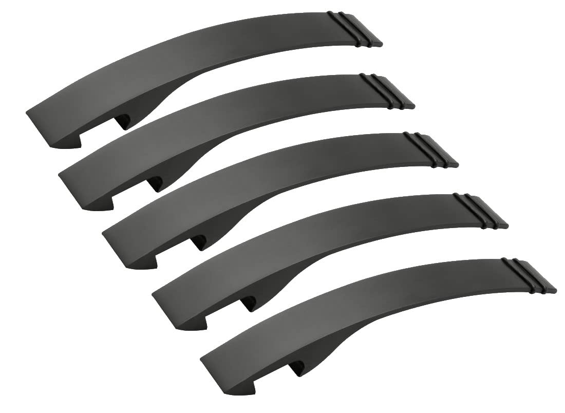 REFLECTS Pack of 5 Bottle Openers Matte Aluminium Bottle Openers Elegant Black