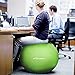 45-85cm Exercise Ball, Birthing Ball, Yoga Pilate Fitness Balance Ball lug Kit, Anti-Slip & Anti-Burst, TRIDEER 2000lbs Extra Thick Core Cross Training Ball (Green, 65cm)
