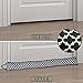Travan Under Door Draft Stopper Door Sealing Blocker, Heavy Duty Soundproof, Energy Saving & Weather Stripping, Window Draft Guard Protector
