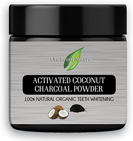 Premium All Natural Teeth Charcoal Whitening Powder - 2.1 OUNCES Activated Coconut Charcoal - Safe Tooth Whitener Solution - Better than Whitening Strips, Teeth Kit, Gel &amp; Whitening Toothpaste