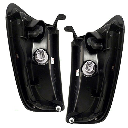 Driver and Passenger Park Signal Side Marker Lights Lamps Replacement for Toyota Pickup Truck 81620-04050 81610-04050