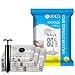 Vacuum Storage Bags 9 Combo, (3 Jumbo, 3 Large, 3 Medium) Space Saver Bags with Travel Hand Pump, Compression Airtight Sealer Bags for Clothes, Bedding, Pillows, Comforters, Blankets