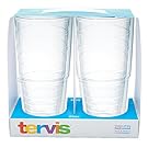 Tervis Tumbler, 24-Ounce, Clear, 2-Pack
