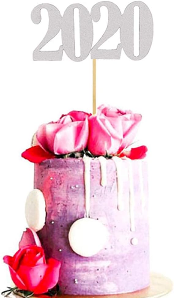 Tangbasii Decoration De Gateau Elegante Faite A La Main Avec Drapeau Du Nouvel An Anniversaire Fete De Mariage Cupcake Dessert Amazon Fr Cuisine Maison