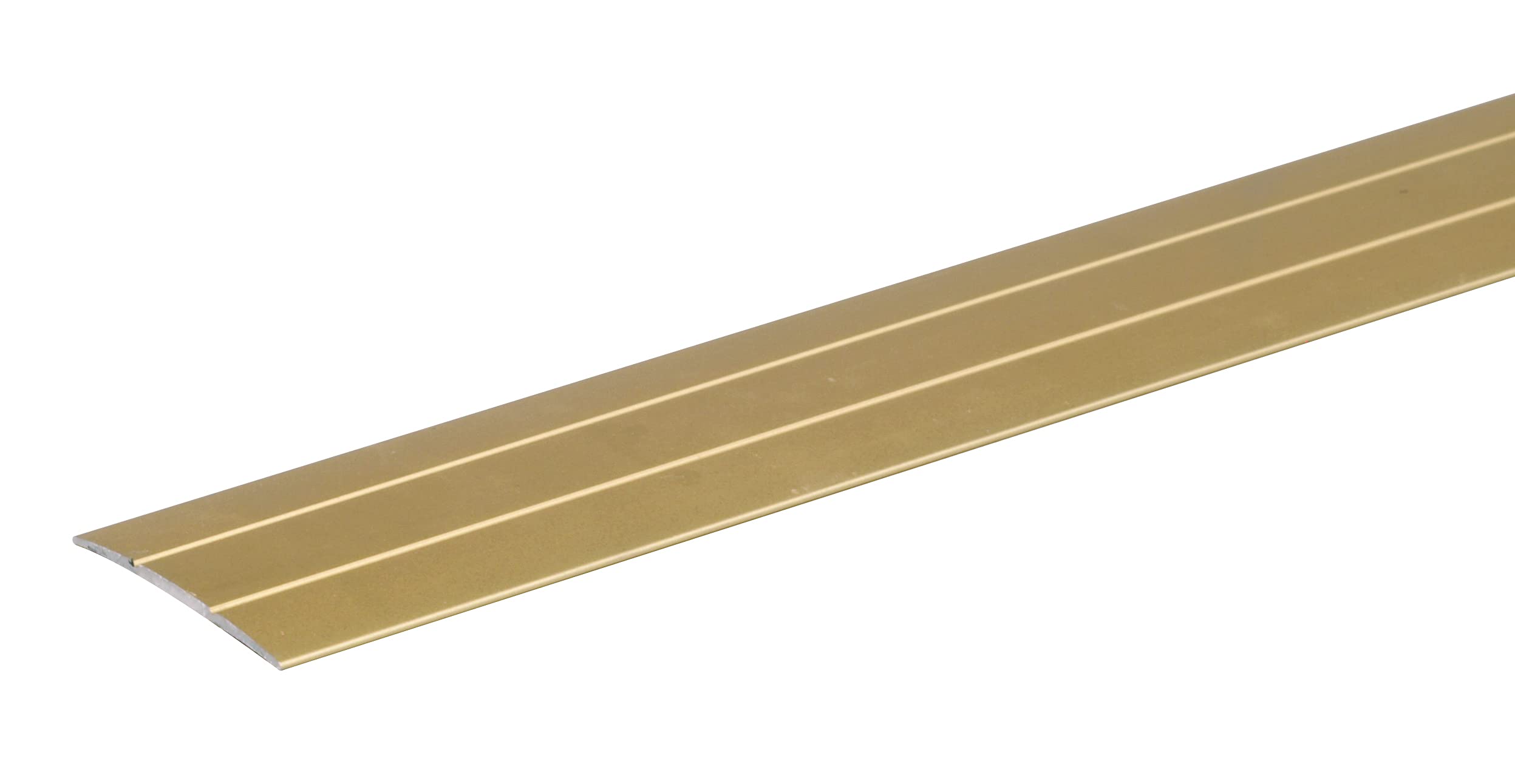 Transition Profile Self-Adhesive with 2 Grooves Aluminium 900 x 38 mm goldfarbig eloxiert