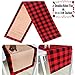 Senneny Buffalo Plaid Table Runner, Reversible Burlap & Cotton, Farmhouse Buffalo Check Table Runner for Christmas, Holiday, Birthday Party, Home Decoration