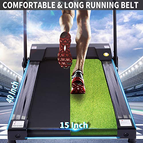 ANCHEER Treadmill for Small Treadmills with LCD Monitor
