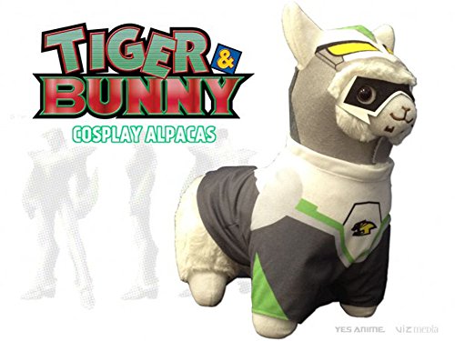 Tiger & Bunny Hero Suit Cosplay Alpaca Prime Plush, Wild Tiger