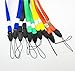 yueton Pack of 50 Colorful Long Neck Strap Band Lanyard for Camera Cell Phone Ipod Mp3 Mp4 PSP Wiimote ID Card Badge Name Tag Holders and Other Electronic Devices