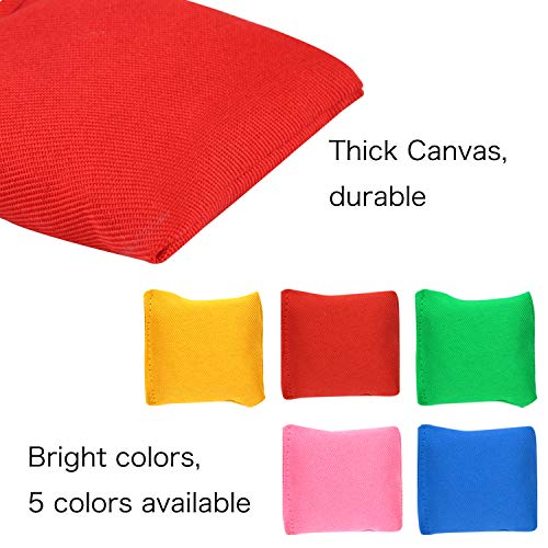 FEPITO Bean Bags Games Supplies for Outdoor Team Games Sports Days Ring Toss Game Favors (2 in 1 (20pcs)) - Thumbnail 2