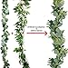 Outgeek 6.5' Long Artificial Eucalyptus and Willow Leaves Hanging Greenery Garland Artificial Vine Wedding Decorations Indoor Outdoor