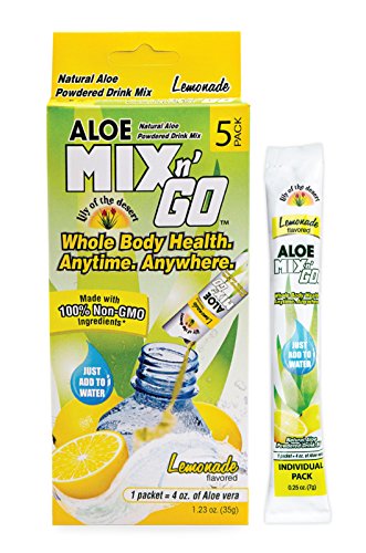 Lily of the Desert Aloe Mix N Go Instant Drink Packs (Lemonade, 5-Count)