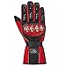 ILM Alloy Steel Motorcycle Riding Gloves Warm Waterproof Windproof for Winter Use (M, RED(Winter))