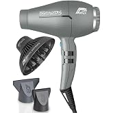 Parlux Digitalyon Hair Dryer with Magic Sense Diffuser - Glitter Grey