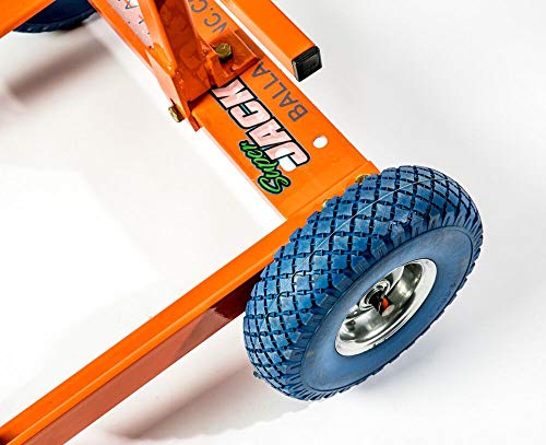 Ballard Inc Super Jack Pro - Mower Jack- ZTR, Stander, Walk Behinds (High Vis Orange)
