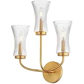 Maxim Lighting 16153CRNAB Camelot - 3 Light Wall Sconce-18.5 Inches Tall and 16.5 Inches Wide