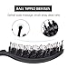 FIXBODY Vented Brush with Boar Bristle for Blow Drying, Styling and Solon, Curved Design Detangling Hair Brush for Men and Women, Massage Scalp and Added Extra Volume