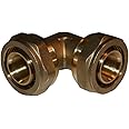 1/2" PEXworx Pex-Al-Pex Compression Elbow Brass Fitting