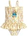 Disney Store Little Girls' Frozen Glitter Accents Swimsuit and Cover-Up