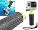 ADIKA Water Sports set for GoPro Floating Handle Hand Grip Monopod + 40m Clear for GoPro Hero LCD Waterproof Case Housing Skeleton (For GoPro Hero 3/3+/4) + LCD Touch Backdoor Accessories Bundle Kit