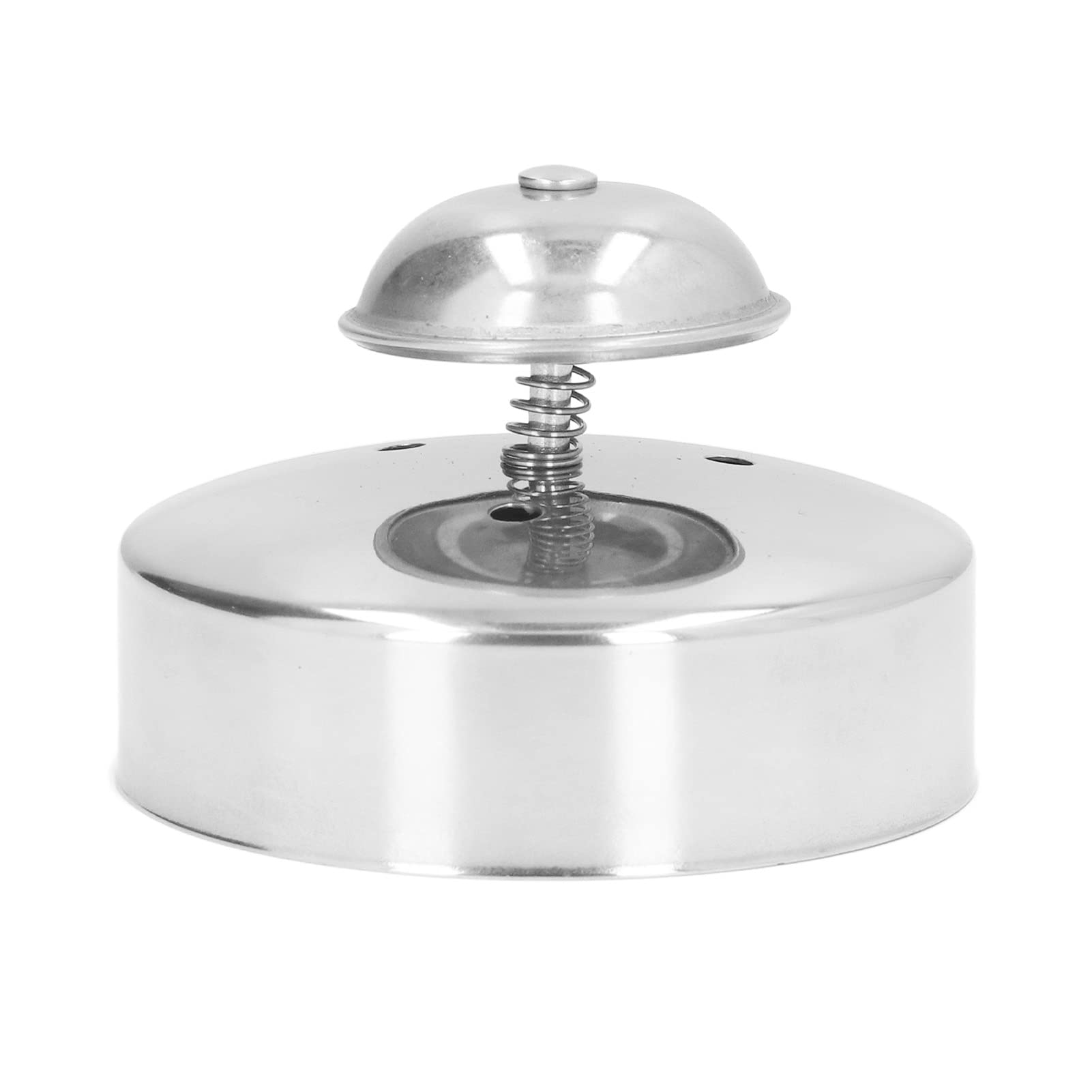 Sandwich Cutter and Sealer, Sandwiches Sealing Mould Push Type Stainless Steel Material Human Body Design Spring Design Cake Cutting Tools for Making Sandwiches, Hamburgers, Pies (Silver)