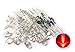 microtivity IL112 5mm Clear Red LED w/Resistors (Pack of 30)