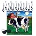 Beistle Pin the Tail on the Cow Game | 14-Pcs Game | 1-Pack primary